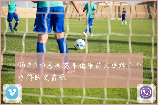 06年NBA总决赛韦德率热火逆转小牛夺得队史首冠